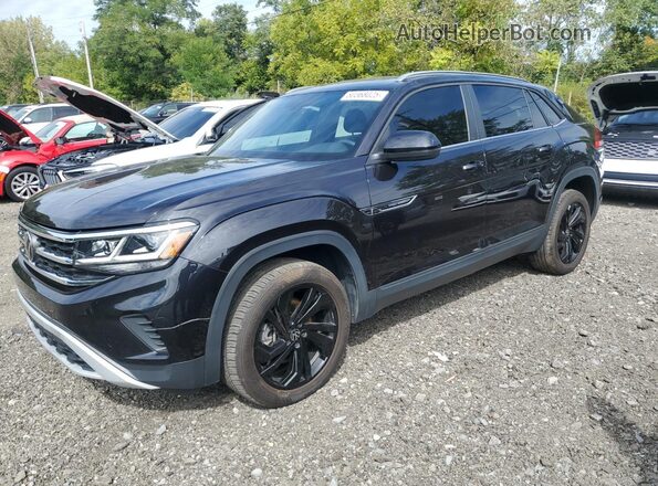 1V2DC2CAXPC207513 2023 VOLKSWAGEN ATLAS Черный Передняя левая четверть