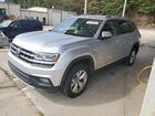 2018 Volkswagen Atlas Se Silver vin: 1V2DR2CA1JC509553