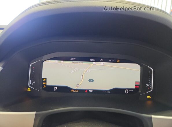 1V2FE2CA4PC225041 2023 VOLKSWAGEN ATLAS Black Вид щитка приладів
