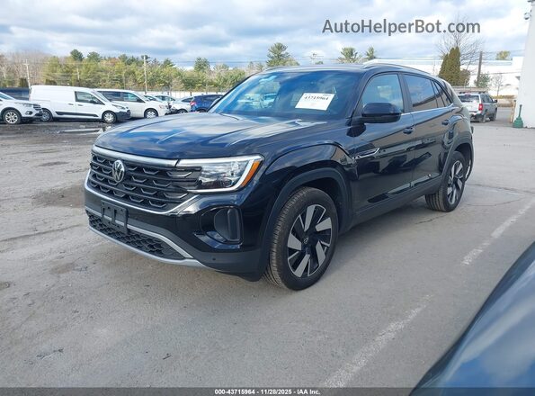 1V2HE2CA1SC228030 2025 VOLKSWAGEN ATLAS Black Vista tres cuartos delantera izquierda