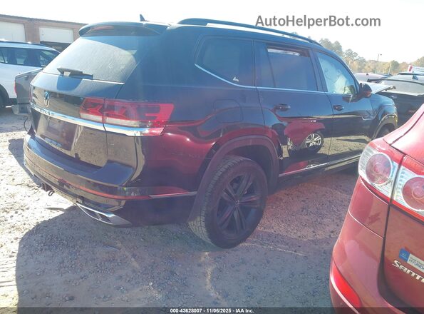 1V2PR2CA4MC511251 2021 VOLKSWAGEN ATLAS Черный Задняя правая четверть
