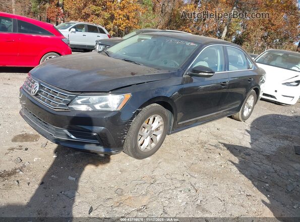 1VWAT7A34HC047357 2017 VOLKSWAGEN PASSAT Черный Передняя левая четверть