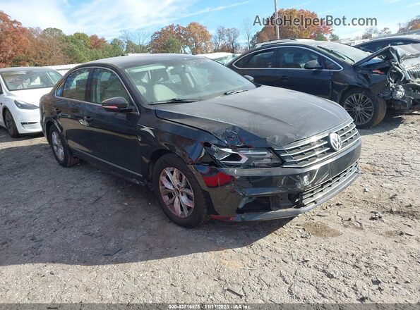 1VWAT7A34HC047357 2017 VOLKSWAGEN PASSAT Черный Передняя правая четверть
