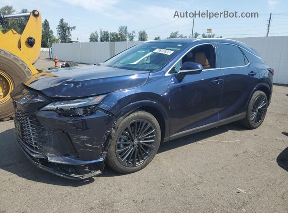 2T2BBMCA8RC058094 2024 LEXUS RX Синий Передняя левая четверть