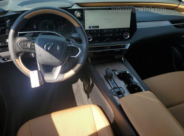 2T2BBMCA8RC058094 2024 LEXUS RX Синий Вид щитка приборов
