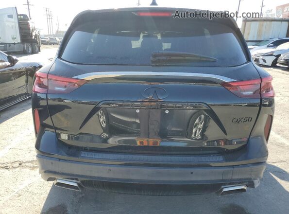 3PCAJ5M38LF120752 2020 INFINITI QX50 Black Widok wnętrza z przodu