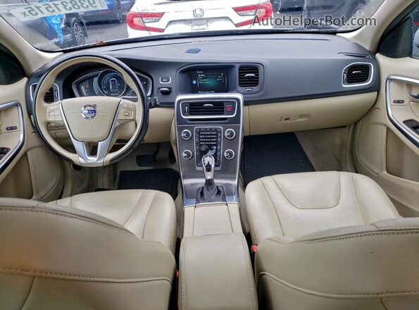 YV140MEK5G1301414 2016 VOLVO V60 Серебряный Вид щитка приборов