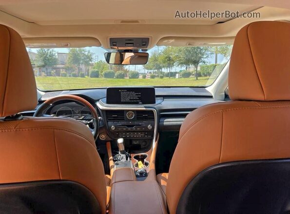 2T2HZMAA9MC183462 2021 LEXUS RX 350 Черный Вид задних сидений