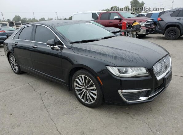 3LN6L5KU7JR604060 2018 LINCOLN MKZ Черный Вид спереди