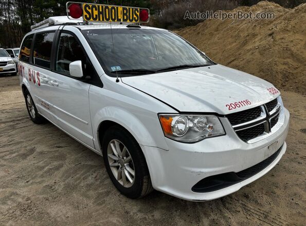 2C4RDGCG1GR334552 2016 DODGE CARAVAN Белый Передняя левая четверть