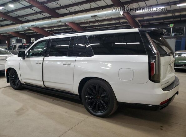 1GYS4PKL0MR407616 2021 CADILLAC ESCALADE Белый Задняя правая четверть