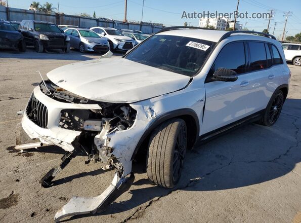 W1N4M5BB4MW079315 2021 MERCEDES-BENZ GLB-CLASS Белый Задняя левая четверть