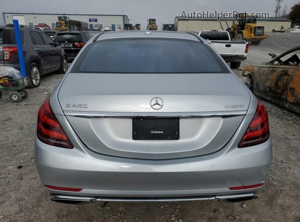 WDDUG6EB8JA348835 2018 MERCEDES-BENZ S-CLASS Silver Widok wnętrza z przodu