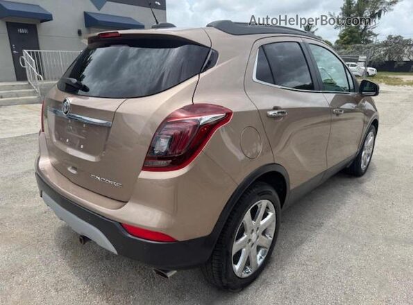 KL4CJCSM3KB734676 2019 BUICK ENCORE Желто-коричневый Передняя правая четверть