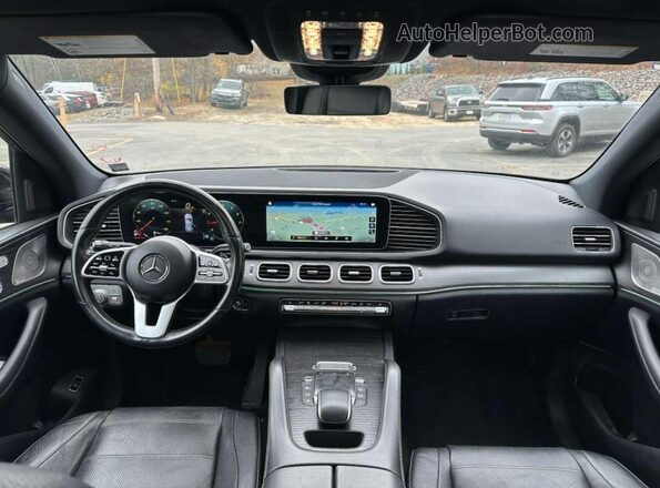 4JGFB4JB1MA545535 2021 MERCEDES-BENZ GLE Черный Вид панели приборов