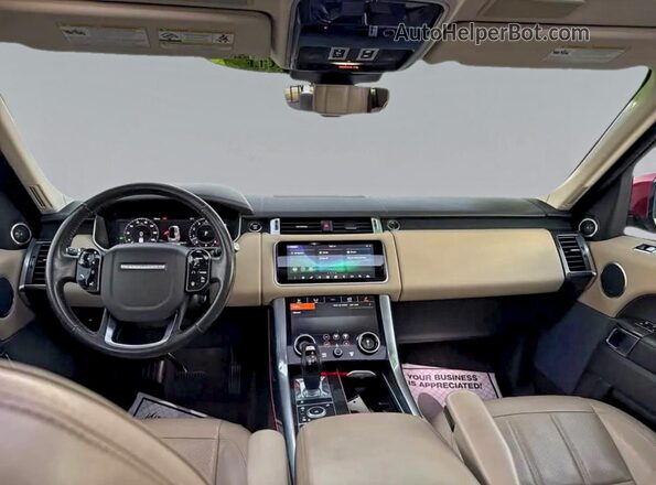 SALWR2RU3KA861258 2019 LAND ROVER RANGE Красный Вид задних сидений