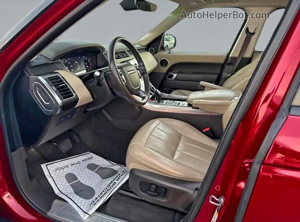 SALWR2RU3KA861258 2019 LAND ROVER RANGE Красный Вид сзади