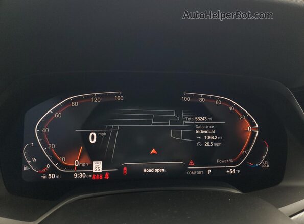 5UXCY6C00N9J28423 2022 BMW X6 Белый Вид задних сидений