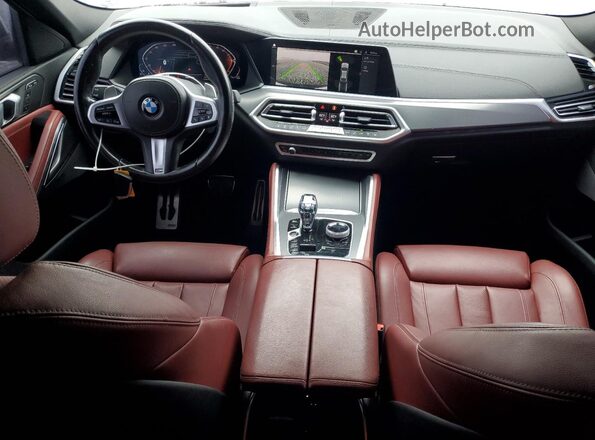 5UXCY6C00N9J28423 2022 BMW X6 Белый Вид щитка приборов