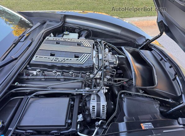 1G1YS2D66H5602836 2017 CHEVROLET CORVETTE Серый Вид панели приборов