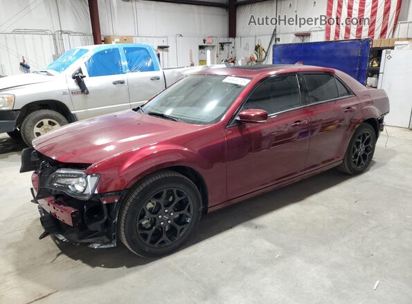2C3CCASG7PH707210 2023 CHRYSLER 300 Burgundy Առջևի ձախ երեք քառորդ տեսարան