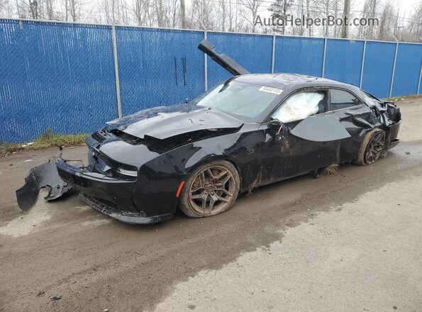 2C3CDBCK4SR546517 2025 DODGE CHARGER Black Առջևի ձախ երեք քառորդ տեսարան