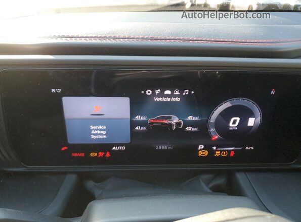 2C3CDBCK9SR543354 2025 DODGE CHARGER Черный Вид щитка приборов