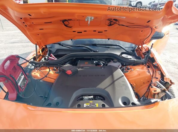 2C3CDBDK6SR559476 2025 DODGE CHARGER Оранжевый Вид сзади
