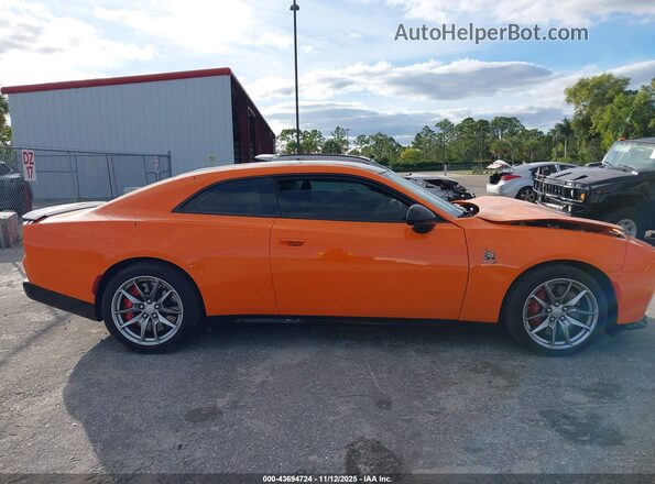 2C3CDBDK6SR559476 2025 DODGE CHARGER Оранжевый Вид задней части салона