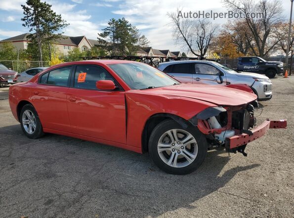2C3CDXBG2NH149540 2022 DODGE CHARGER Красный Передняя правая четверть