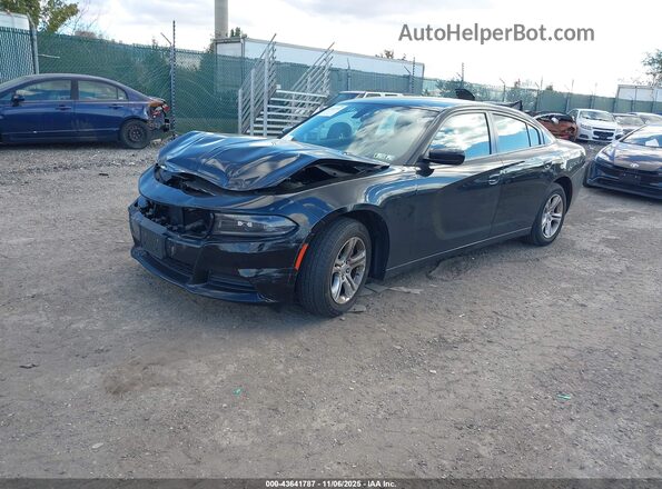 2C3CDXBG2NH258919 2022 DODGE CHARGER Черный Передняя левая четверть
