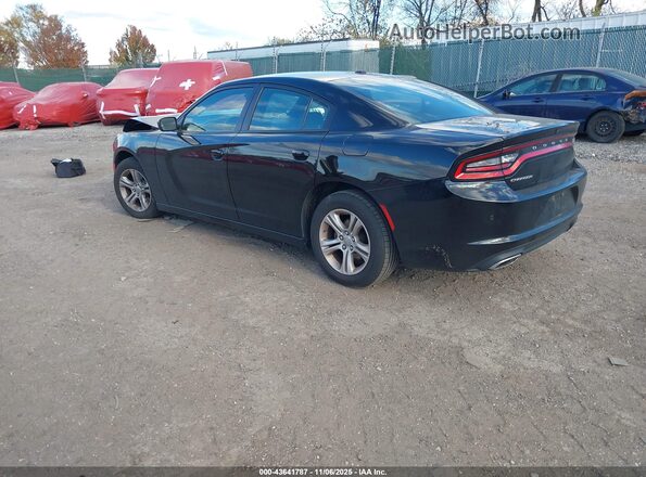 2C3CDXBG2NH258919 2022 DODGE CHARGER Черный Задняя левая четверть