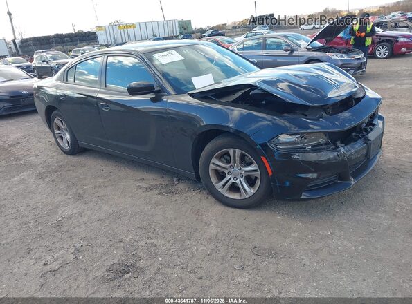 2C3CDXBG2NH258919 2022 DODGE CHARGER Черный Передняя правая четверть
