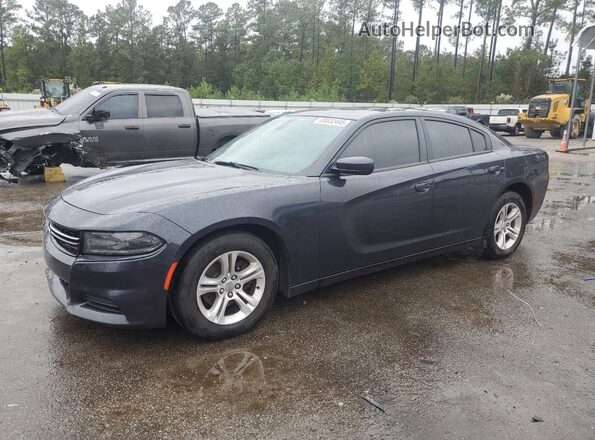 2C3CDXBG5HH660342 2017 DODGE CHARGER Gray Передня ліва чверть