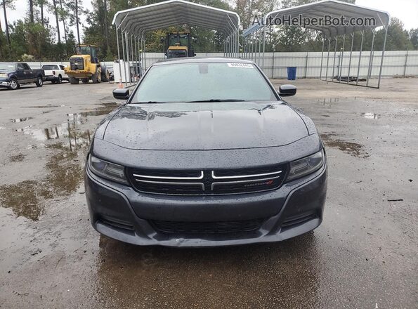2C3CDXBG5HH660342 2017 DODGE CHARGER Gray Вид спереду
