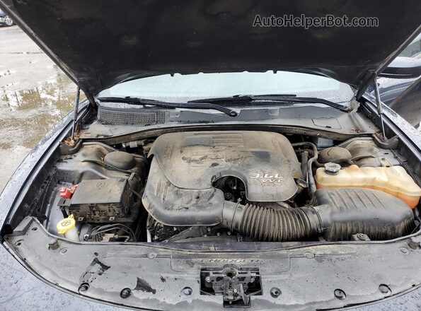 2C3CDXBG5HH660342 2017 DODGE CHARGER Gray Вид задньої частини салону