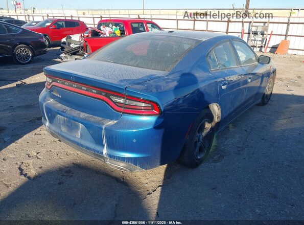 2C3CDXBGXNH197383 2022 DODGE CHARGER Blue Rear right