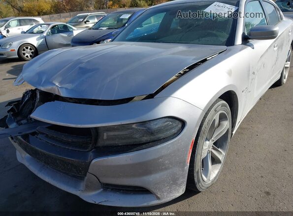 2C3CDXCT1GH339621 2016 DODGE CHARGER Серебряный Вид спереди