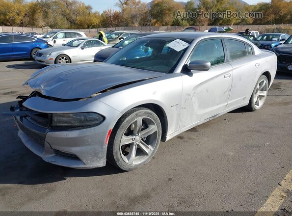 2C3CDXCT1GH339621 2016 DODGE CHARGER Серебряный Передняя левая четверть