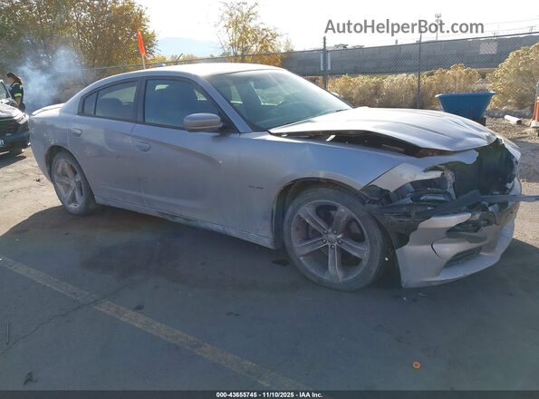 2C3CDXCT1GH339621 2016 DODGE CHARGER Серебряный Передняя правая четверть