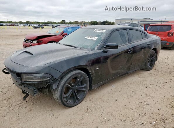 2C3CDXCT1JH158090 2018 DODGE CHARGER Черный Передняя левая четверть
