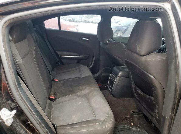 2C3CDXCT1JH158090 2018 DODGE CHARGER Черный Вид задних сидений