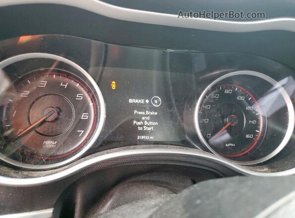 2C3CDXCT1JH158090 2018 DODGE CHARGER Черный Вид щитка приборов