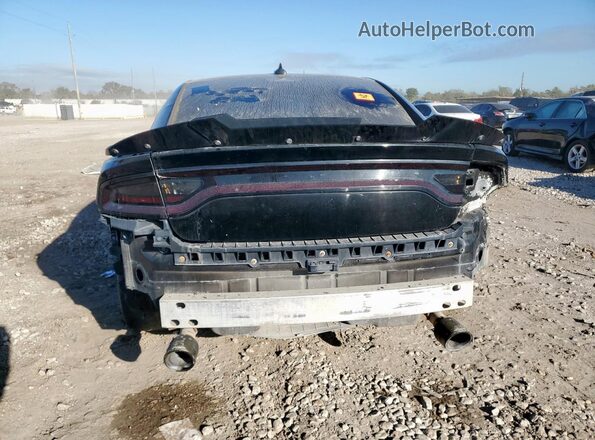 2C3CDXCT3GH203538 2016 DODGE CHARGER Black Widok z tyłu