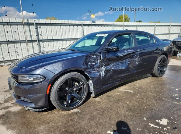 2C3CDXCT9HH560708 2017 DODGE CHARGER Угольный Передняя левая четверть