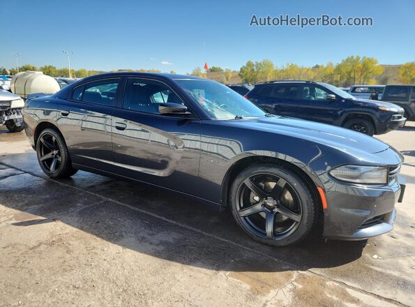 2C3CDXCT9HH560708 2017 DODGE CHARGER Угольный Передняя правая четверть