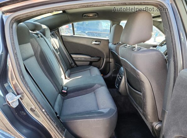 2C3CDXCT9HH560708 2017 DODGE CHARGER Угольный Вид задних сидений