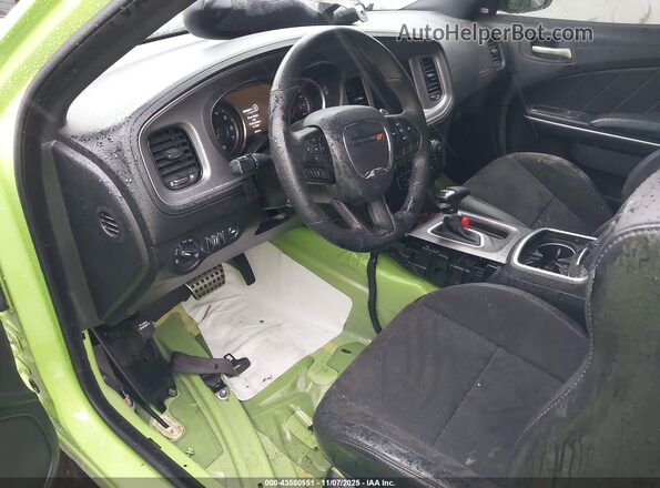 2C3CDXCT9PH698327 2023 DODGE CHARGER Зеленый Панорамный вид салона 360°