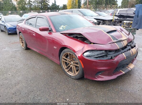 2C3CDXGJ3LH212341 2020 DODGE CHARGER Красный Передняя правая четверть