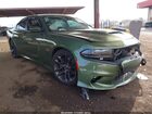 2022 Dodge Charger Scat Pack Зеленый vin: 2C3CDXGJ5NH220587